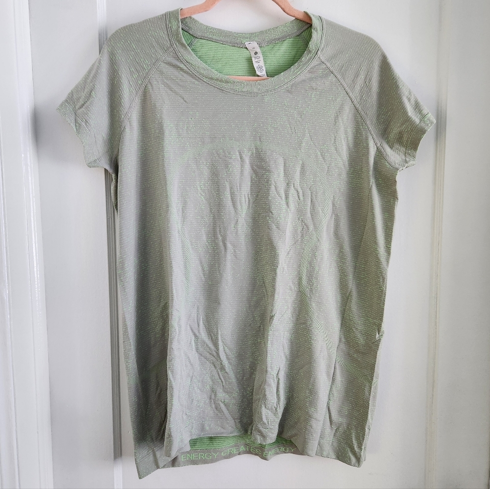 Green Swiftly Tech Short Sleeve Hip Length Tee Shirt From Lululemon